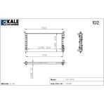 Kale Radyatör Fıat Palıo 1.4 1.2 cc 2 Sıra Al+Pl Sistem