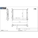Kale Radyatör Fıat Palıo Albea 1.3 Jtd Dıesel 2 Sıra Alüminyum Brazing Sistem