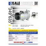 Kale Radyator Klıma Kompresoru Focus C Max Focus Iı 2.0 Benzınlı Volvo C30 C30 533 1.6 C30 533 1.8 06-12 S40 Iı 544 1.6 -1.8-2.0 05-12 S40 Iı V50 V50 545 1.6 05-12 [5pk V Kayıs Kasnag - Kale 349635