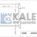 Kale Radyator Motor Su Radyatoru Nıssan QashQaı 1.6 2.0 2007-2013 Otomatık Vıtes J10 Kasa - Kale 342055