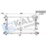 Kale Radyatör Psa Peugeot Boxer - Cıtroen Jumper 2.2/3.0Hdı 2006-2014 Fıat Ducato 2.3D Mtj 2011-2024