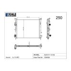 Kale Radyatör Renault Clıo Iı 09- 1.5 Dci Radyatör 1 Sıra Alüminyum Brazing Sistem