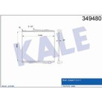 Kale Radyatör Scanıa P /G /R /T (Çerçevesiz) (Mt) Al/Brz (940X1048x40)