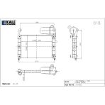 Kale Radyatör Tempra 1.6 S-Sx-Sxa 2 Sıra Al+Pl Sistem Bidonlu