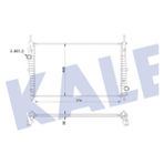 Kale Radyatör Transıt 3.2tdcı 06+ 8C168005AC 351275 Klimalı/klimasız
