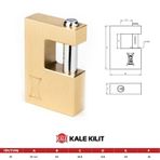 Kale Sarı 70 mm KD00150-270Kayar Milli Pirinç Asma Kilit