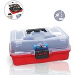 Kale Termos 14 Inch Balıkçı Takım Çantası -Bardaklık & Telefon Bölmeli Profesyonel Organizer - 16x16x30cm