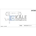 Kale Turbo Radyatörü (Intercooler) Iveco Daıly Iıı - Iv - V (475X187x64) Al/Pl/Brz
