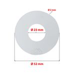 Kale Versus Gömme Rezervuar Boşaltma Grubu Contası 2.3x5.2 Cm