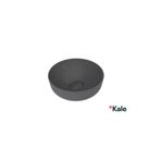 Kale Zero 2.0 40 Cm Mat Antrasit Yuvarlak Çanak Lavabo