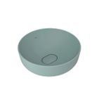 Kale Zero 2.0 40x40 cm Mat Ada Çayı Yeşili Yuvarlak Çanak Lavabo