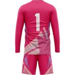 Kaleci Forması Kaleci Kazağı Maç Forması Futbol Forması Goalkeeper Jersey Forma ve Şort - Pembe - 14 - 15 Yaş
