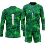 Kaleci Forması Kaleci Kazağı Maç Forması Futbol Forması Goalkeeper Jersey Gk Qapıçı Forması - Yeşil - 11 - 12 Yaş