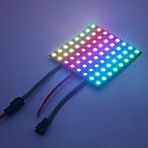 Kaled WS2812B Esnek Ekran Flexi Soketli (5050) Argb Neopixel 8x8 LED 5 Volt