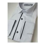 Kaleiçi Yıldızlar Yıldızlar Erkek Ata Yaka Slim Fit Damatlık Saten Gömlek Dmt12 12beyaz