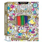 Kaleidoscope Colouring Kit Metallic Markers
