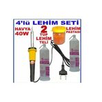 Kalem Havya Lehim Seti 4lü Lehim Seti,2 Tüp Lehim,40w Kalem Havya Lehim Pastası 4 Lü Lehim Seti