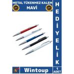 #Kalem Lüks Şık Tasarım Ofis İş İmza Yazım Gereçleri Kaliteli Ergonomik Metal Tükenmez Kalem Mavi