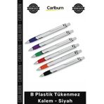 #Kalem Promosyon Baskılı Kurumsal Ofis Hediyelik Kaliteli Şık B Plastik Tükenmez Kalem Siyah