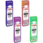 Kalem Ucu 120 Li 0.7 mm 2b 4 Paket Çoklu Versatil Kalem Uç Mekanik Uçlu Otomatik Kurşun Mikro Kalem Ucu 60 mm Yumuşak - Çok Renkli