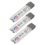 Kalem Ucu 2B 0,9 mm 3 Adet Mekanik Uçlu Otomatik Kurşun Kalem Ucu 2B 60mm x 0,9mm Siyah Mikro Uç Kısa