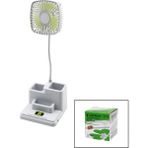 Kalemlikli Masaüstü Vantilatör USB Şarjlı Fan:8.9cm- Akrobat AYAK=23CM+KALEMLİK:36.5CM Telefonluk GS-270 (4887) - Renkli