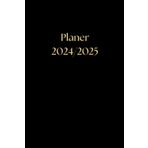 Kalendarz/Planer szkolny 2024/2025, rok szkolny, wrzesień-czerwiec: Czarny, 6x9", 15cmx23cm, miękka oprawa, przygotuj się na nowy rok szkolny