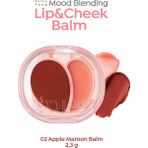 Kalıcı Dudak & Yanak Balmı A'pıeu Juicy-Pang Mood Blending Lip&cheek Balm (02 Apple Maroon Balm)