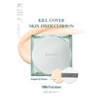 Kalıcı, Mat Cushion Fondöten CLIO Kill Cover Skin Fixer Cushion + Refil (19N Porcelain) SPF50+ PA+++