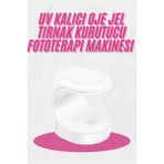 Kalıcı Oje Kurutucu Mini Uv Işınlı Taşınabilir Hızlı ve Pratik Oje Kurutucu ( Lisinya )