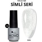 Kalıcı Oje S006 Renkli Simli Şeffaf 4 ml