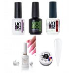 Kalıcı Oje Set 1 ( Top + Base Coat + Primer 12Ml) + Blooming Jel 15Ml + Hamur Jeli 15Ml Clear