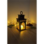 kalides Ahşap Fener, Ramazan Kandil , Ahşap Dekoratif Mumluk, Hediye, Tealight