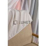 Kalin Bambu Seyrek Pileli 1X2 Tül Perde Salon Balkon Mutfak Tülü, 200 x 250
