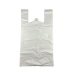 Kalın Beyaz Poşet Jumbo Boy 50x90cm Hışır Atlet Poşet Market Manav, Kurban Poşeti Çöp Poşeti 10 KG