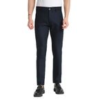 Kalın Düz Erkek Yandan Cepli Klasik Bel Slim Fit Chino Pantolon Lacivert 36