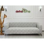 Kalın Krokan 3311 Lastikli Kanepe Koltuk Örtüsü < Çekyat Örtüsü < Koltuk Örtüsü - 220 x 180 cm - Taş