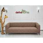 Kalın Krokan Lastikli 3311 Lastikli Kanepe Koltuk Örtüsü < Çekyat Örtüsü < Koltuk Örtüsü - 220 x 180 cm - Kahverengi