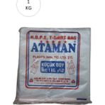 Kalın Şeffaf Atlet Poşet Küçük Boy 25X33 cm 1 kg (1 Paket-Takriben 170 Adet) Mudanis - Renkli - 25 x 33 cm