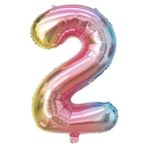 Kalisan 0123456789 Yaş Renkli Gökkuşağı Balon Unicorn Parti