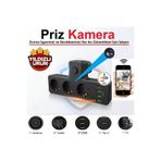 Kalite 3'Lü Akım Korumalı Priz Wifi Ev Güvenlik Kamerası (Dünyanın Heryerinden Canlı Izlenir+Kayıt Yapar)