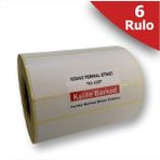 Kalite Barkod 100X40 Termal Etiket 6 Rulo Barkod Etiketi