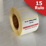Kalite Barkod 25x50 15 Rulo 15000 Adet Termal Barkod Etiketi