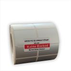 Kalite Barkod 40X30 mm Yanayan2 Li Silvermat Etiket | Rulo Demirbaş Etiketi