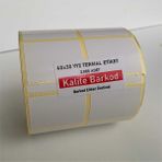 Kalite Barkod 40X30 Yy2'li Termal Etiket 6 Rulo Barkod Etiketi