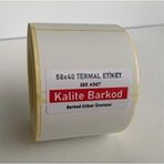 Kalite Barkod 40x58 10 Rulo 5000 Adet Termal Barkod Etiketi