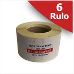 Kalite Barkod 45X25 Termal Etiklet | 6 Rulo Barkod Etiketi