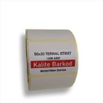 Kalite Barkod 50X20 Termal Etiket |rulo Barkod Etiketi