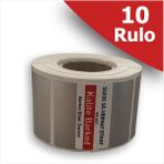 Kalite Barkod 50X30 Silvermat Etiket | 10 Rulo Demirbaş Etiketi