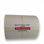 Kalite Barkod 50X30 Yanyana 2li Termal Etiket | Rulo Barkod Etiketi